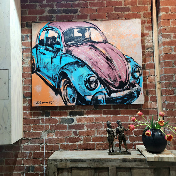 'Beatle Bug'. David Bromley. Acrylic on canvas. 113cm x 145cm.