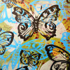 'Winters Butterflies' David Bromley. Acrylic on canvas with a varnish wash. 180cm x 150cm.