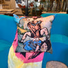 'Leapfrog' Linen Cushion by Bromley Studio. 60 x 60cm