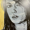 'Ally' David Bromley. Acrylic on canvas with gold leaf gilding. 150x120cm