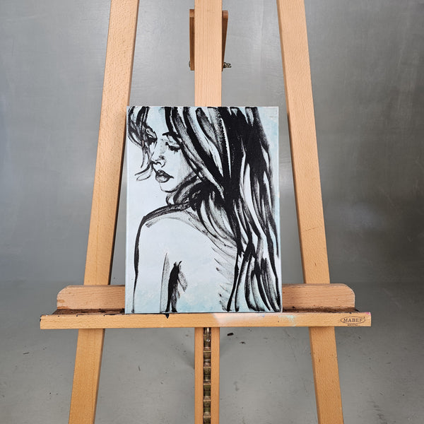 'Jessica'. David Bromley. Acrylic on canvas. 40cm x 29cm
